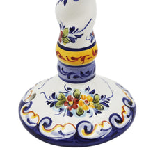 Load image into Gallery viewer, Hand-Painted Decorative Ceramic Floral Candle Holder
