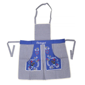 100% Cotton Traditional Portuguese Rooster Kitchen Apron - Various Colors