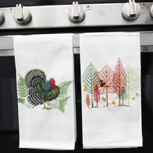 Load image into Gallery viewer, 100% Cotton Embroidered Portuguese Decorative Kitchen Dish Towel - Set of 2
