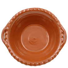 Load image into Gallery viewer, João Vale Hand-Painted Traditional Terracotta Ruffled Salad Bowl
