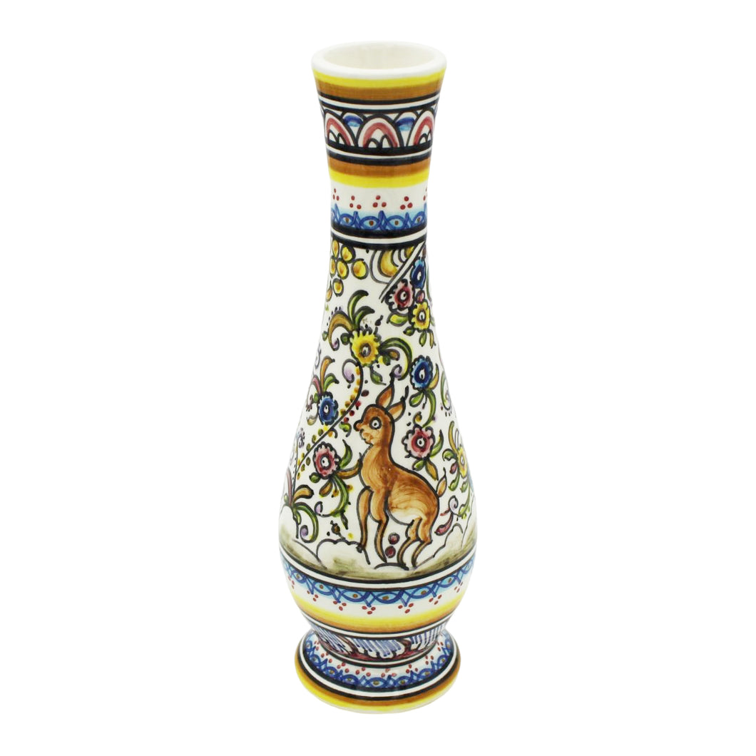 Coimbra Ceramics Hand-painted Decorative Vase XVII Cent Recreation #245