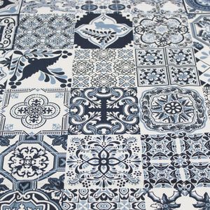 100% Cotton Portugal Blue Tile Azulejo Made in Portugal Tablecloth