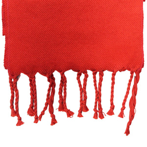 Portuguese Folklore Traditional Large Red Bullfighter Sash with Fringe