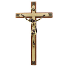 Load image into Gallery viewer, Wooden Wall Crucifix Jesus Christ Cross Made in Portugal - Various Sizes
