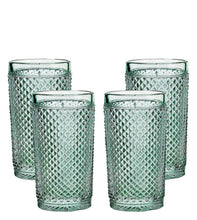 Load image into Gallery viewer, Vista Alegre Bicos Mint Green Highballs, Set of 4
