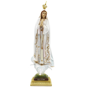 14.75" Our Lady Of Fatima Statue Made in Portugal #269