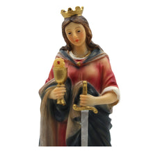 Load image into Gallery viewer, 8.5&quot; Saint Barbara Religious Statue Made in Portugal
