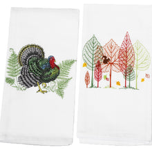 Load image into Gallery viewer, 100% Cotton Embroidered Portuguese Decorative Kitchen Dish Towel - Set of 2
