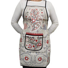 Load image into Gallery viewer, 100% Cotton Portuguese Viana Heart Apron
