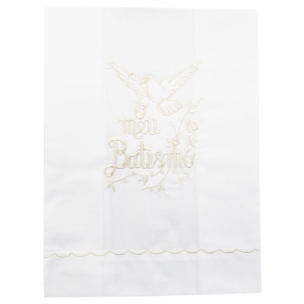 Maiorista Made in Portugal Beige Dove Baptismal Towel