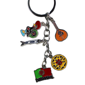 Portugal Symbols Themed Keychain