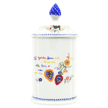 Load image into Gallery viewer, Traditional Portuguese Pottery Ceramic Porcelain Viana Lovers Cookie Jar
