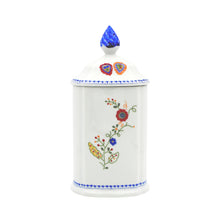 Load image into Gallery viewer, Traditional Portuguese Pottery Ceramic Porcelain Viana Lovers Cookie Jar
