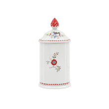 Load image into Gallery viewer, Traditional Portuguese Pottery Ceramic Porcelain Viana Lovers Cookie Jar
