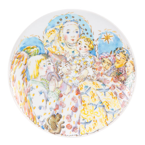 Vista Alegre Decorative Collectible Christmas Plate 2018 by Katya G. Bosky