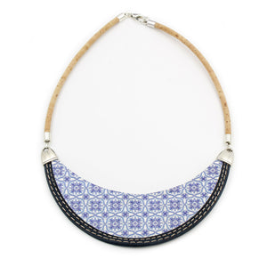 Handmade 100% Natural Portuguese Blue Cork Necklace