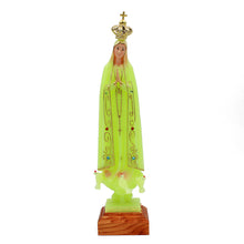 Load image into Gallery viewer, 12&quot; Glow in The Dark Our Lady Of Fatima Statue #PRU-28
