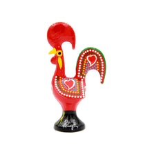 Load image into Gallery viewer, Traditional Portuguese Aluminum Red Good Luck Rooster Galo de Barcelos
