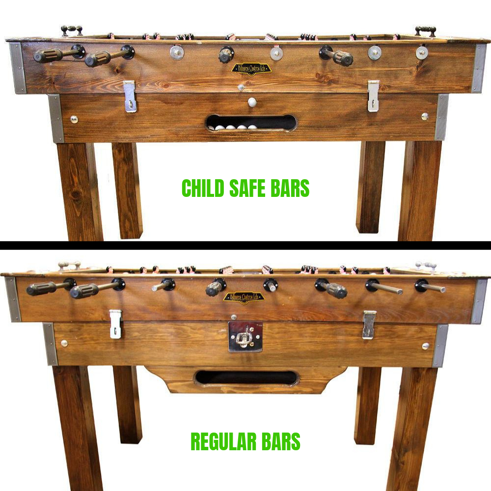 Set of 8 Child Safety Bars Rods for Foosball Tables