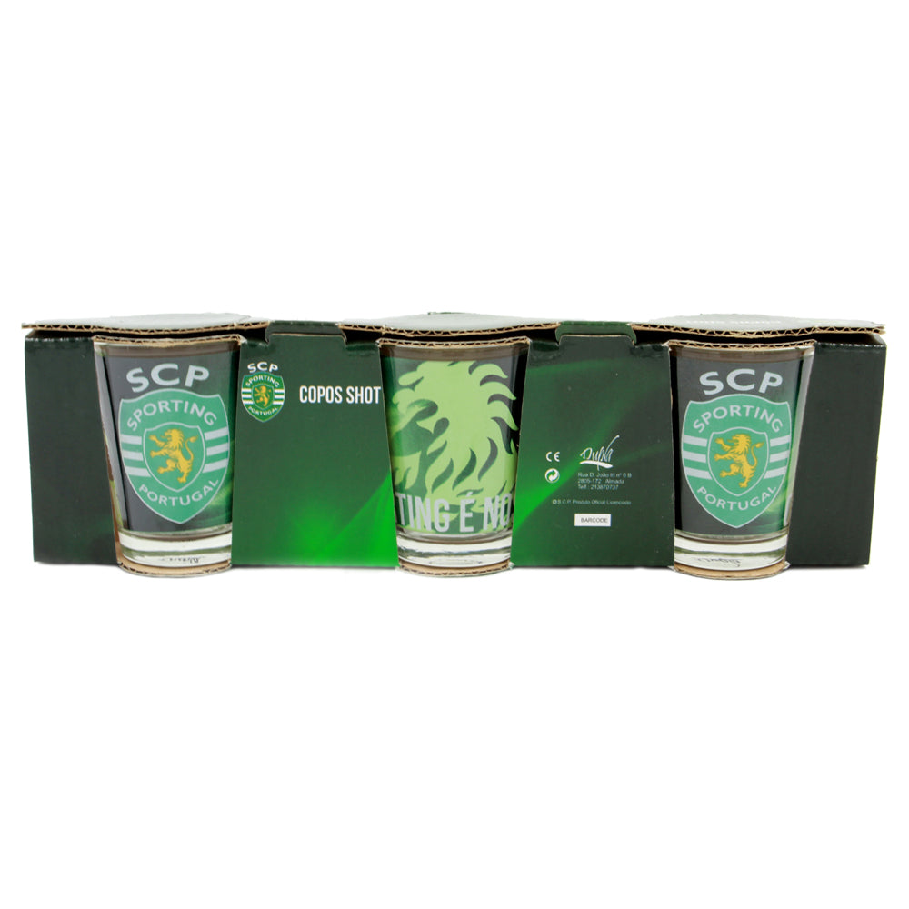 Sporting Clube de Portugal SCP Set of 3 Shot Glasses