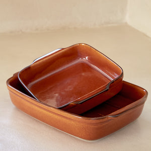 Casafina Poterie 13" Caramel Rectangular Baker