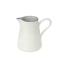 Load image into Gallery viewer, Costa Nova Beja 74 oz. White Blue Pitcher
