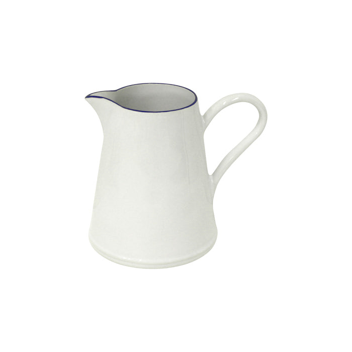 Costa Nova Beja 74 oz. White Blue Pitcher