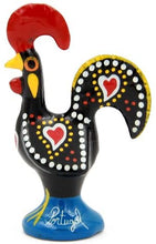 Load image into Gallery viewer, 2&quot; Traditional Portuguese Aluminum Decorative Figurine Good Luck Rooster Galo de Barcelos - Set of 3
