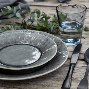 Costa Nova Madeira Grey 5 Piece Place Setting