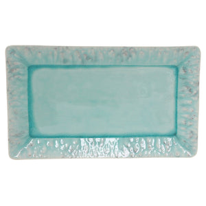 Costa Nova Madeira 16" Blue Rectangular Tray