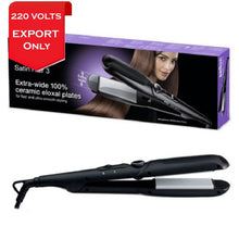 Load image into Gallery viewer, Braun St310 Satin Hair 3 Wide Plates Straightener 220 Volts 50Hz Export Only Flat Iron
