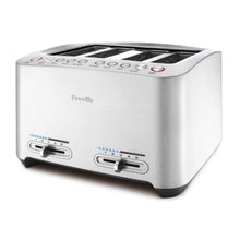 Load image into Gallery viewer, Breville BTA840XL Die-Cast 4-Slice Smart Toaster, Stainless Steel
