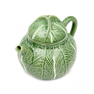 Bordallo Pinheiro Cabbage Tea Pot