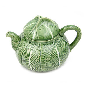 Bordallo Pinheiro Cabbage Tea Pot