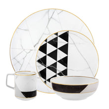 Load image into Gallery viewer, Vista Alegre Carrara 16 Piece Dinnerware Set
