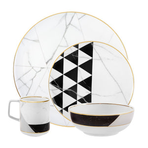 Vista Alegre Carrara 16 Piece Dinnerware Set