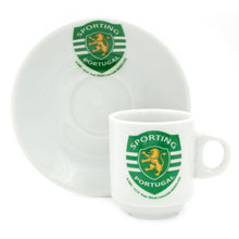 Load image into Gallery viewer, Sporting CP Espresso Cup and Saucers with Gift Box, Set of 6
