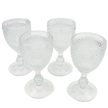 Load image into Gallery viewer, Vista Alegre Bicos Clear White Wine Goblets, Set of 4
