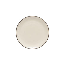 Load image into Gallery viewer, Costa Nova Augusta 9&quot; Natural-Black Salad/Dessert Plate Set
