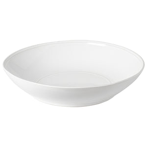 Costa Nova Friso 13" White Pasta/Serving Bowl