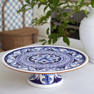 Casafina Alentejo Terracota 13" Footed Plate