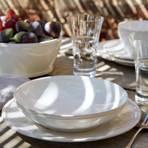 Casafina Fontana 11" White Dinner Plate Set