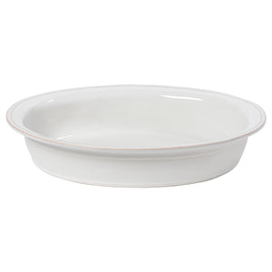 Casafina Fontana 16" White Oval Baker