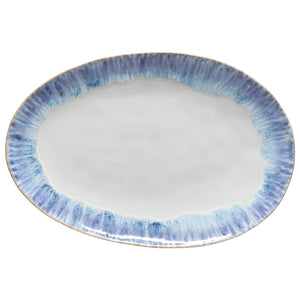 Costa Nova Brisa 16" Ria Blue Oval Platter