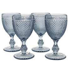 Load image into Gallery viewer, Vista Alegre Bicos Grey Cordial Liquor Glasses, Set of 4
