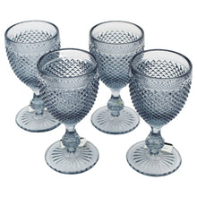 Load image into Gallery viewer, Vista Alegre Bicos Grey Cordial Liquor Glasses, Set of 4
