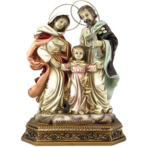 13.5" Holy Family Religious Statue Virgin Mary, Saint Joseph and Child Jesus