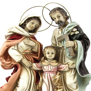 13.5" Holy Family Religious Statue Virgin Mary, Saint Joseph and Child Jesus