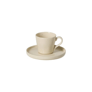 Costa Nova Lagoa 7 oz. Pedra Tea Cup & Saucer