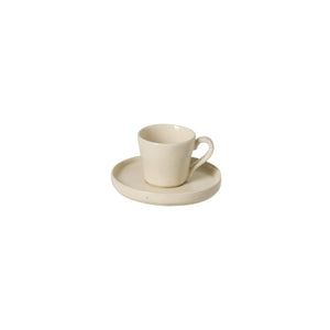 Costa Nova Lagoa 3 oz. Pedra Coffee Cup & Saucer